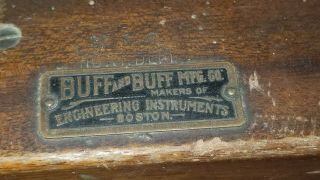 BUFF & BUFF Model Antique Survey Transit Vintage Brass Scope RARE Boston 9