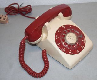 Rare Two Tone Scarce Vtg Itt Stromberg Carlson Rotary Dial Telephone Phone