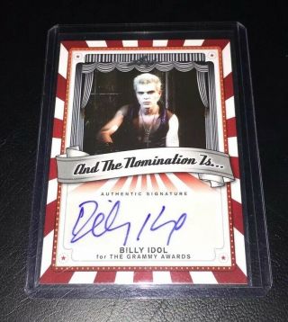 Billy Idol - 2013 Leaf Pop Century Autograph Auto An - Bi1 Card Rock Singer Rare