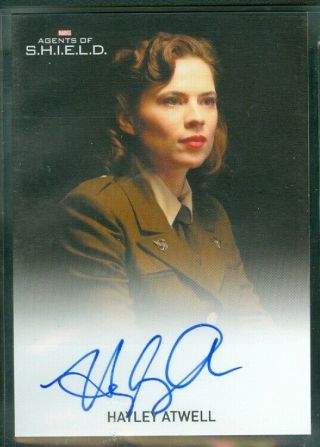 Marvel Agents Of Shield Season 1 Hayley Atwell As Agent Carter Autograph Card