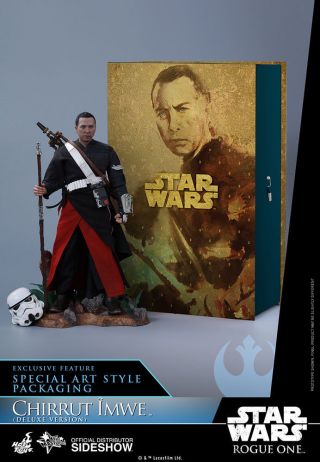 Sideshow Hot Toys Chirrut Imwe Deluxe Mms403 1/6 Scale Figure
