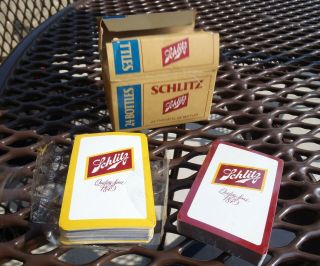 Schlitz Beer Vintage Deck Of Playing Cards 1970 