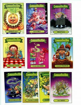 2019 Gpk Scratch & Stink Complete Scented Card Set 10 Cards Garbage Pail Kids