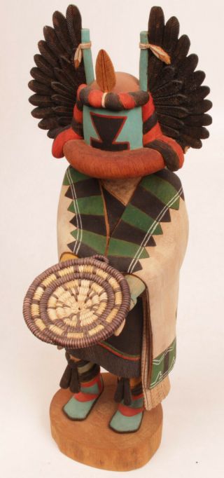 Hopi Crow Mother Kachina By Darrell Taylor 15 1/2 " C.  1990s
