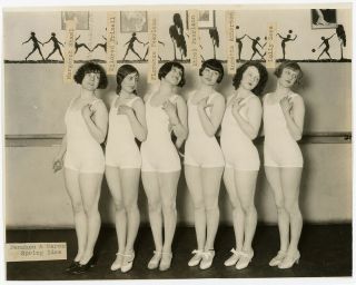 1927 Fanchon & Marco Spring Idea Bathing Beauty Showgirls Swim Easy Photograph