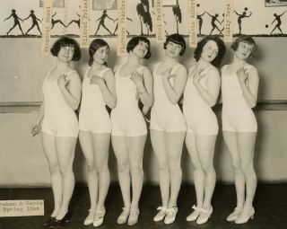 1927 Fanchon & Marco Spring Idea Bathing Beauty Showgirls Swim Easy Photograph 3