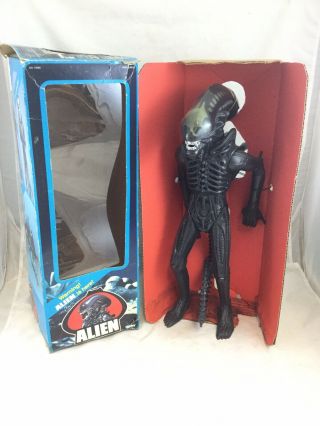 Vintage 1979 Kenner Alien 18 " Poseable Action Figure W/ Dome Box Insert