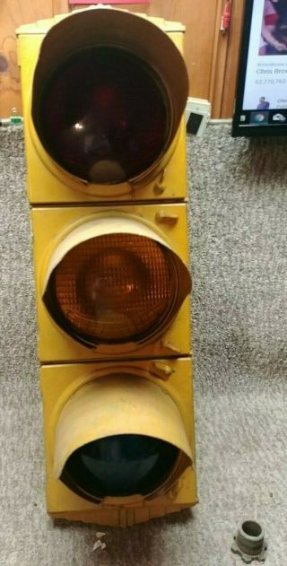 1930s 1940s Art Deco Crouse Hinds Traffic Signal Light From Syracuse N.  Y