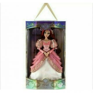 D23 Expo 2019 Exclusive Disney Little Mermaid Anniversary 17 " Pink Ariel Doll Le