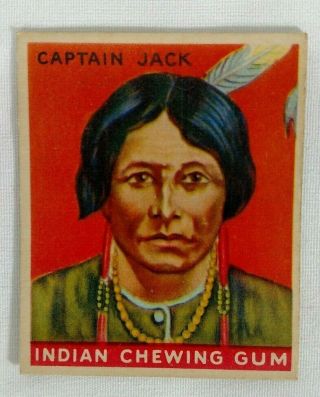 1933 Goudey Indian Gum Captain Jack 41 See Photos