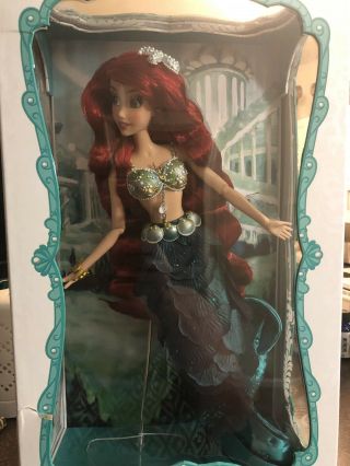 Disney Store Limited Edition The Little Mermaid Doll Ariel 1 Of 6000 Le 17’