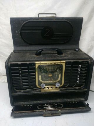 Vintage Zenith Trans - Oceanic 8g005tz1 Shortwave Radio