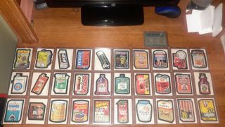 Wacky Packages 1975 Series 15,  Complete Set (30/30) With Checklist 2