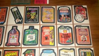 Wacky Packages 1975 Series 15,  Complete Set (30/30) With Checklist 7