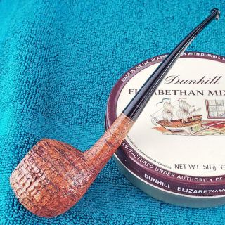 UNSMOKED NATE KING RING GRAIN PRINCE VARIANT FREEHAND AMERICAN Estate Pipe 2