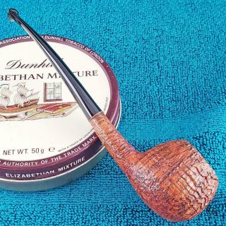 UNSMOKED NATE KING RING GRAIN PRINCE VARIANT FREEHAND AMERICAN Estate Pipe 3