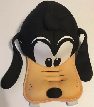 Disney Parks Goofy Face With Floppy Ears Adjustable Baseball Cap Hat