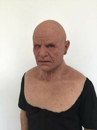 Realflesh " Male Model " Mask With Eyebrows - Only Worn Once