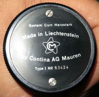 CURTA Type 1 63424 Calculator by Contina AG Muren System Curt Herzstark w Case 8