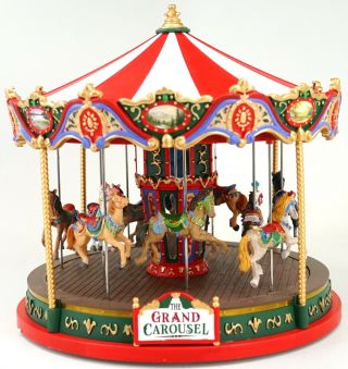 Lemax The Grand Carousel Christmas Village Miniature Figurine 84349