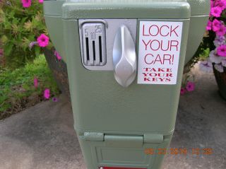 MACKAY MODEL60/76 PARKING METER WITH KEY RESTORED WITH BASE 6