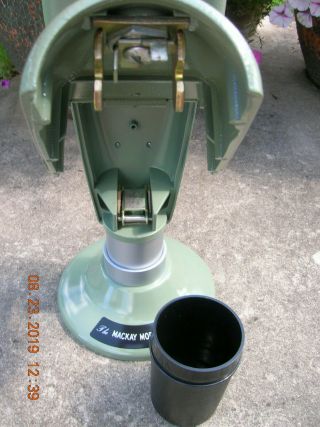 MACKAY MODEL60/76 PARKING METER WITH KEY RESTORED WITH BASE 7