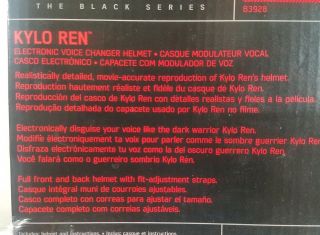 Star Wars The Black Series Kylo Ren Electronic Voice Changer Helmet Hasbro 6