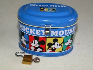 Vintage Disney Mickey Mouse Coin Bank