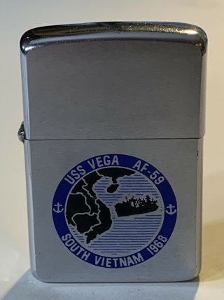 1966 Uss Vega Vietnam Zippo Lighter