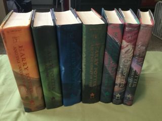 Harry Potter Hardcover Book Set Of 7,  Back To School Reading,  Fantasy,  Magic,  Mythic