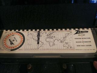 Vintage Zenith Y600 Trans Oceanic Wave Magnet Multiband Radio Great 5