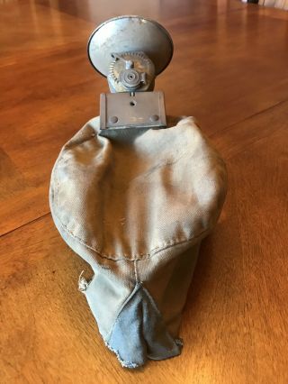 Vintage Justrite Carbide Lamp Miner’s Headlamp Coal Mining Light with Hat / Cap 6