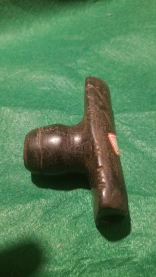 Double ended Native American Platform Pipe Engraved An Tallied very rare Mercer 8