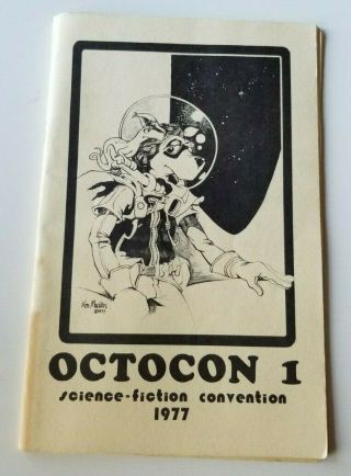 Octocon I Science Fiction Convention 1977 Signed Heinlein,  Poul Anderson,  Dick