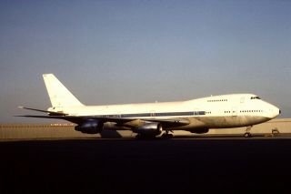 35mm Colour Slide Of Ex - Sas Boeing 747 - 283b Hk - 2910x In 1982