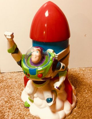 Toy Story Buzz Lightyear Cookie Jar By Treasure Craft (limited Edition) W/