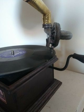 Victrola Gramophone with External Brass Speaker - Not 100 4