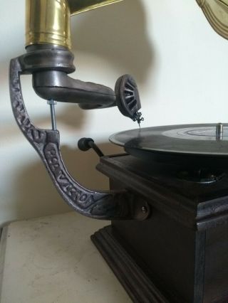 Victrola Gramophone with External Brass Speaker - Not 100 8