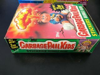 1986 Garbage Pail Kids 3rd Series Full Box 48 Packs 5