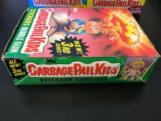 1986 Garbage Pail Kids 3rd Series Full Box 48 Packs 7