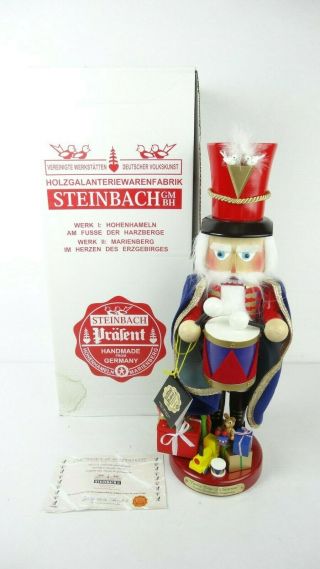 Steinbach S1940 12 Days Of Christmas Twelve Drummers Drumming 18 " Nutcracker