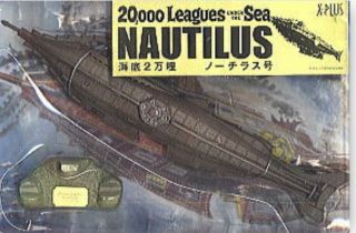 X - Plus Nautilus Disney “20,  000 Leagues Under The Sea” 1/125 Scale Usa Seller