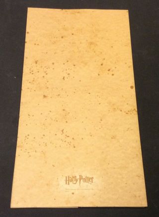 Official Warner Brothers Harry Potter Hogwarts Marauders Map & Display Case 7