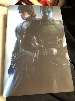 Sdcc 2018 Del Rey Exclusive Thrawn Alliances Signed Hardcover Book And Pin Set
