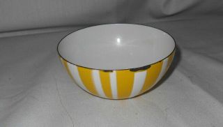 Cathrineholm Norway Set 3 Striped Enamel Bowls - Yellow 5