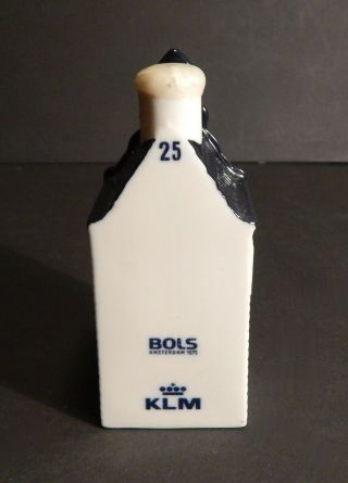 Klm Bols Delft Mini House Bottle 2016 25 With Contents