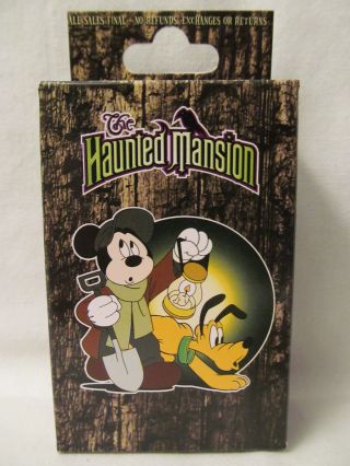 WDW 2008 Haunted Mansion Ballroom Dancers Minnie,  Mickey Mystery Pin 65952 2