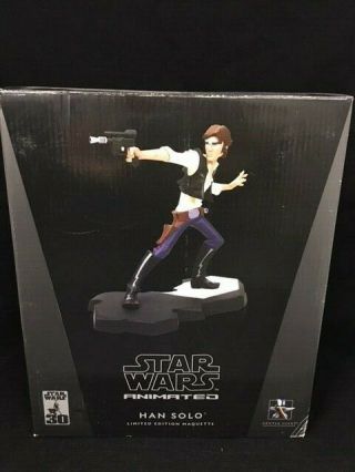 Star Wars Animated Han Solo Limited Edition Maquette