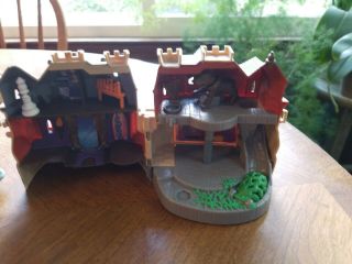 2 Harry Potter Hogwarts Castle Forbidden Corridor Toy Mini Playset 2001 Mattel 8