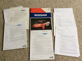 1982 Nissan Imsa Racing News Press Kit.
